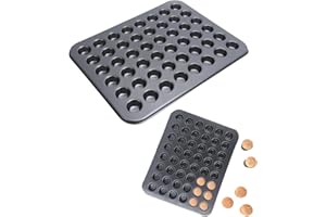 ZLXHDL Stampo muffin con 48, Teglia muffin da Forno Antiaderente, Stampi per dolci da forno, per Cupcake