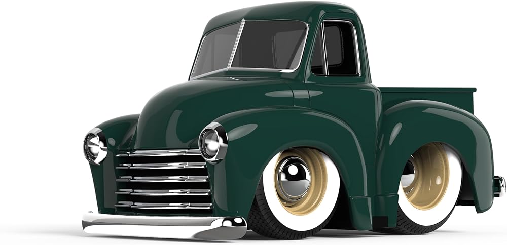 MGA Entertaintment CarTuned S2 1953 Chevy Pickup - Yeşil Klasik Araba
