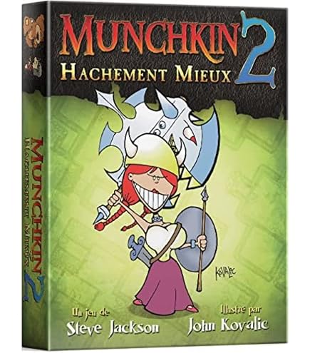 Munchkin Kartenspiel Erweiterung 6 – „Le Donjon De La Farce“, Französische Version, Für 3‑6 Spieler