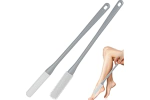 RHAFAYRE Brosses de bain en silicone avec long manche pour la douche, pour personnes âgées et femmes enceintes, faciles à utiliser