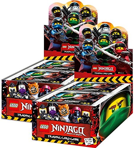 LEGO Ninjago - Serie 3 Trading Cards - 2 Display (100 Booster) - 3 Serie Ninjago Trading Cards Lego