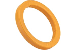 SNAPWORLD-KAFFEE Snapworld, guarnizione per portafiltro per macchina da caffè tipo E61, guarnizione testa di birra (diametro 73 x 57 x 8 mm, arancione)