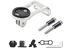 WAILICOP Portabiciclette - Tachimetro Illuminazione Torcia Action Camera Compatibile con Garmin Cateye Bryton E Altri Computer da Bici Accessori per Manubrio Bici