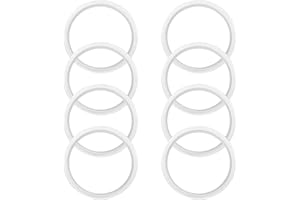 WYTNB 8 Pièces Joints D'Étanchéité de Bouchon de Vidange D'Évier, Transparent Joint Torique Universel en Silicone, Joint de Rechange à Lèvre pour Lavabo Vanne de Vidange Push-Up