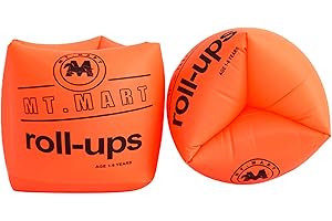 MTBRICEY Swimming Inflatable Arm Bands,Pool Floats Water Wings,Inflatable Swim Armbands Sleeves Swimming Rings Tube Armlets,Beach Floaties Training Accessories