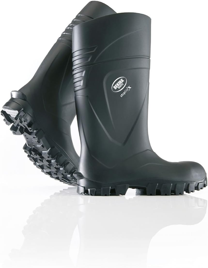 Bekina Steplite X Full Safety Welly Black S5 Wellington Boots Non Metallic 4-13