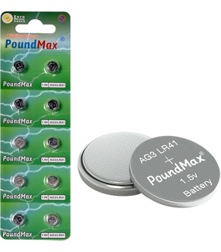 Vinnic LR41 AG3 Alkaline Button Cell Battery - 1.5V Single Battery For Watches, Calculators, & Low Drain Devices 2 thumbnail image