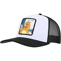 Gorra Plana Pokemon Snapback Ajustable Gengar Negro Único
