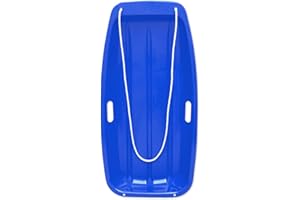 ‎DIKI DIKI Bob Schlitten für Kinder Erwachsene (2 Sets), Schneeschlitten Kunststoffrodel zum Rodeln mit Handgriffe, Reibungsloser und Sicherer, Leicht und Langlebig für Schnee, Gras, Sanddünen