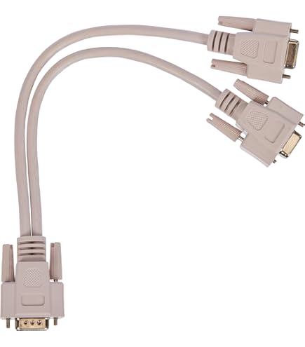 Cavo Splitter VGA Maschio A 2 Femmine - Per Duplicare Segnale Su Due Monitor - Foto 12