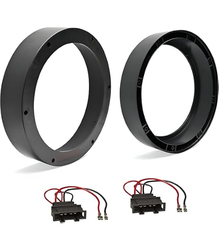 Kit Installazione Altoparlanti 16,5 Cm Per Audi A3/A4/R8/TT E Saab - Distanziali E Adattatori Cablaggio Inclusi