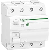 Schneider Electric SCHN 1334360 Differential Switch Resi9 3P+N 40 A 30 mA | 40A, 30mA, Type A