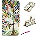 Price comparison product image iPhone 6 Case, JCmax Premium Flip Book Style PU leather Wallet Case Cover With Credit Card Slots and Magnetic Closure for Apple iPhone 6 (4.7") -[Floral Tree Pattern]