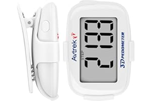 AVTREK Podomètre 3D précis pour la marche ou la course en plein air et les activités de randonnée