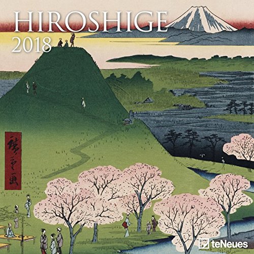 Hiroshige 2018 - Broschürenkalender, japanischer Farbholzschnitt, Kunstkalender 2018 - 30 x 30 cm