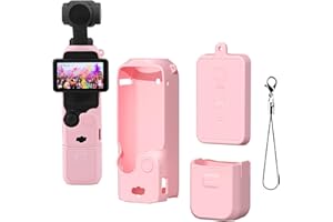 Buziba Funda Protectora de Silicona para dji Osmo Pocket 3, Funda Protectora de Silicona, Accesorios de cámara de acción