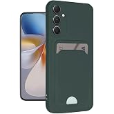 Samsung Galaxy A36 İle Uyumlu Kılıf Kelvin Kartvizitli Silikon (haki)
