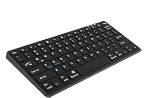 aMZCaSE Bluetooth keyboard for iPad, Bluetooth keyboard compatible with iPad 10.2''/9.7'', iPad Pro 11''/iPad Pro 12.9'', wireless Bluetooth keyboard for Windows, iOS, Android,Black