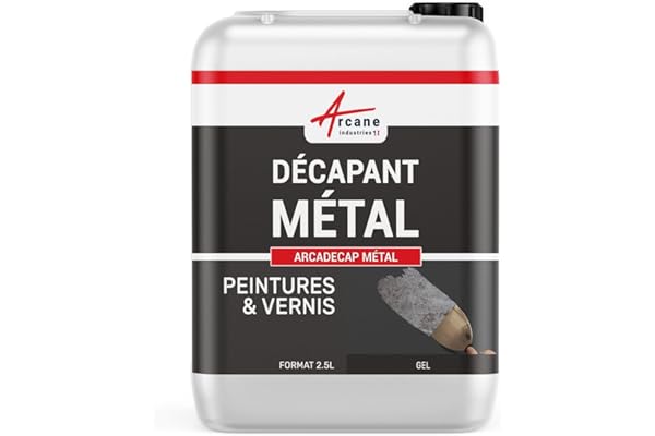 Décapant peinture pour métal - Produit de décapage, métal et fer : Arcadecap metal - 2.5 L - ARCANE INDUSTRIES
