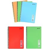 Defter Spiralli Telli Pp Kapak A4 Mynote 5 Adet Farklı Renkler 80 Sayfa &Ccedil;İZGİLİ Defter (5 Farklı)