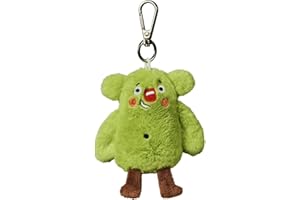 Bauer Spielwaren "Das kleine WIR Offizieller Schlüsselanhänger Kuscheltier aus der Kinderbuchreihe mit kuscheligem grünen Fell, Stofftier Anhänger 10 cm, grün (12265)