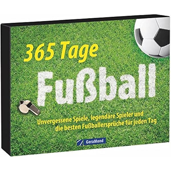 Tischkalender Fussball Ein Immerwahrender Kalender Mit Unvergessenen Spielen Legendaren Spielern Und Den Besten Fussballspruchen 365 Tage Fussball Und Die Besten Fussballerspruche Fur Jeden Tag Amazon De Meininghaus Felix Bucher
