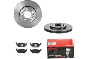 BREMBO BUNDLE BREMBO Bremsscheiben COATED belüftet + Beläge vorne für VW Golf 4 1J1 Polo 9Nx