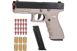 FETINAR Pistolet Jouet, Pistolet à balles Souples éjecteur Automatique de balles Pistolet à obus pour Enfants modèle de Jouet éducatif Cadeau garçon 8 Ans Anniversaire Cadeau de Noël.