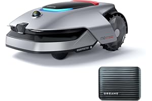 DREAME A2 Robot Tondeuse sans Fil Périphérique, 360° 3D LiDAR avec Caméra IA, Cartographie Double Fusion Pelouses 3000 m², évitement d'obstacles, EdgeMaster, Moteur Silencieux, Pente 26,5°