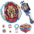Bey Battling Top, B-173 Infinite Achilles 1-Piece Sparking Launcher with Stickers, Bey Battle Burst Battling Tops with Launchers Set, Burst quadrive Gyros for Boys Kids Birthday Party Idea Gift