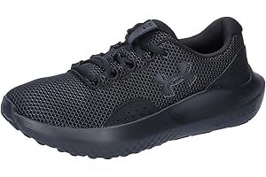 Under Armour Surge 4 Running Shoes Womens Triple Black 5 (38.5)