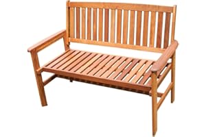 GARDEN MARKET PLACE Tropicana Hardwood 2 Seater Garden Bench