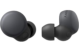 Sony LinkBuds S Truly Wireless Noise Cancelling Headphones - Bluetooth® Multipoint Connection - Bis zu 20 Stunden Akkulaufzeit mit Ladecase - Optimiert für Alexa - Integriertes Mikrofon – Schwarz