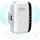Ripetitore WiFi Potente per Casa Amplificatore WiFi 2024 Più Recente WLAN Ripetitore WiFi Extender 300Mbit/s 2.4GHz, Porta LA