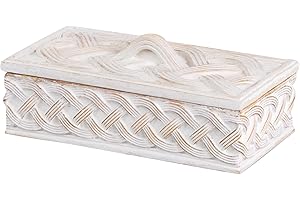 Adda Home Caja Decorativa, Resina, 20X10X7,5 Cm