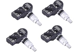 BYNYXI Lot de 4 capteurs de pression des pneus TPMS A0009054104 compatibles avec Mercedes W213 Classe A W177 W167 W247 W257 RDK Capteur de pression des pneus Système de surveillance de la pression des