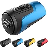 BSSOK Fahrradklingel Elektrisch, 125 dB Laut Fahrradhupe Elektrische Anti-Diebstahl Alarmanlage 1 Tonmodi, Mit USB-Wiederaufl