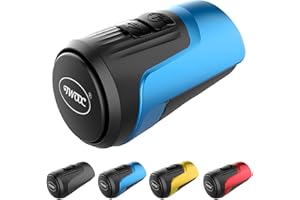 BSSOK Timbre Bicicleta Electrónico, 125dB Fuerte Alarma Antirrobo Bocina Bicicleta Eléctrica 1 Sonido Modos USB Recargable, para Adultos MTB/Carretera/BMX/Patinete Eléctrico (Rojo)