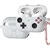 Coverzone Apple AirPods 4 ile uyumlu 4.Nesil Kılıf Kılıf Retro G&ouml;r&uuml;n&uuml;ml&uuml; Kancalı Nint-endo Yumuşak Soft Dokunuş AirPods 4. Ne