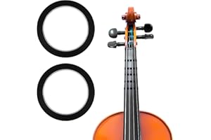 SAVITA 2 Rolls Violin Tape Fingerboard, 216 ft/66m Cello Tape Instrument Fingering Tape Violin Tape for Beginners Fretboard Orchestral Instruments (Black)