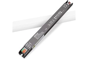 YAYZA! LED Driver 12V 60W, Slim Power Supply 240V ac to 12V dc 5A, Constant Voltage Lighting Transformer, Low Voltage Adapter for 12 Volt LED Strip Light Lamps G4 MR11 MR16 Bulbs