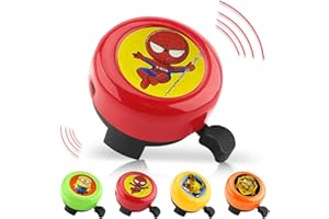 LGZIN Sonnette de Vélo pour Enfants, Sonnette Velo Fille Garçons, Mini Cloche de Vélo, Sonnette de Guidon de Vélo, Klaxon Velo Enfant pour Vélo de Route, VTT et Scooter