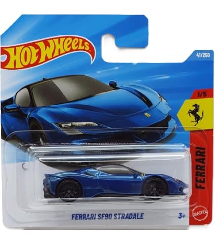Hot Wheels Ferrari SF90 Stradale Supercar - Factory Fresh 5/5