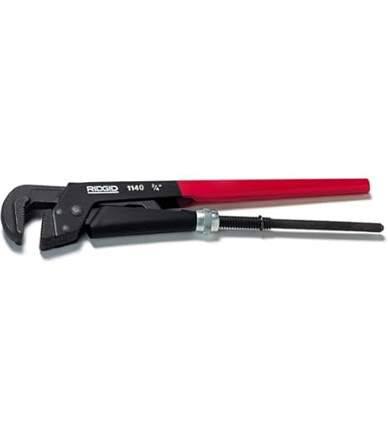 Lot De 2 Clés à Pipe Réglables Ridgid E-110 - Mâchoire Lisse Décalée, 10 Pouces, Fonte Lourde