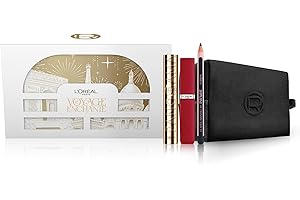 L'OREAL PARIS L'Oréal Paris Natale Beauty Regalo Make Up con Mascara Panorama, Rossetto Infaillible Matte Resistance e Matita Occhi Paradise Le Khol, Per i Tuoi Look Festivi, Con Elegante Beauty Nero in Velluto