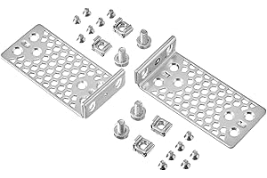 MokerLink Metal Rack Mount Ear for 17.3 inch Switches, kompatybilny z Cisco 2960X 2960XR 3650 3850 Network Switch
