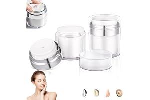 Furnido 2er Set Luftlose Pumpgläser – 30 Ml Acrylbehälter Mit Pumpe, Nachfüllbar, BPA-frei, Für Cremes & Seren