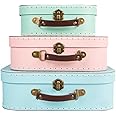 Set of 3 Retro Storage Suitcases