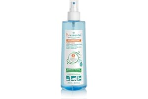 Puressentiel - Assainissant - Lotion Spray Antibactérien aux 3 Huiles Essentielles - Mains et Surfaces - Elimine 99,9% des bactéries et des virus - Odeur Citronnée - Fabrication Française - 250 ml