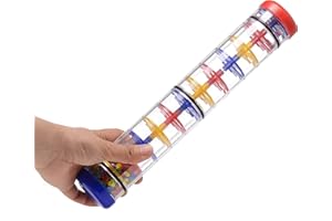 KOMUNJ Rainmaker Toy Kids Mini Education Rainmaker Toys Rain Stick Shaker Music Sensory Auditory Instrument Toy for Baby Child, Rain stick for babies